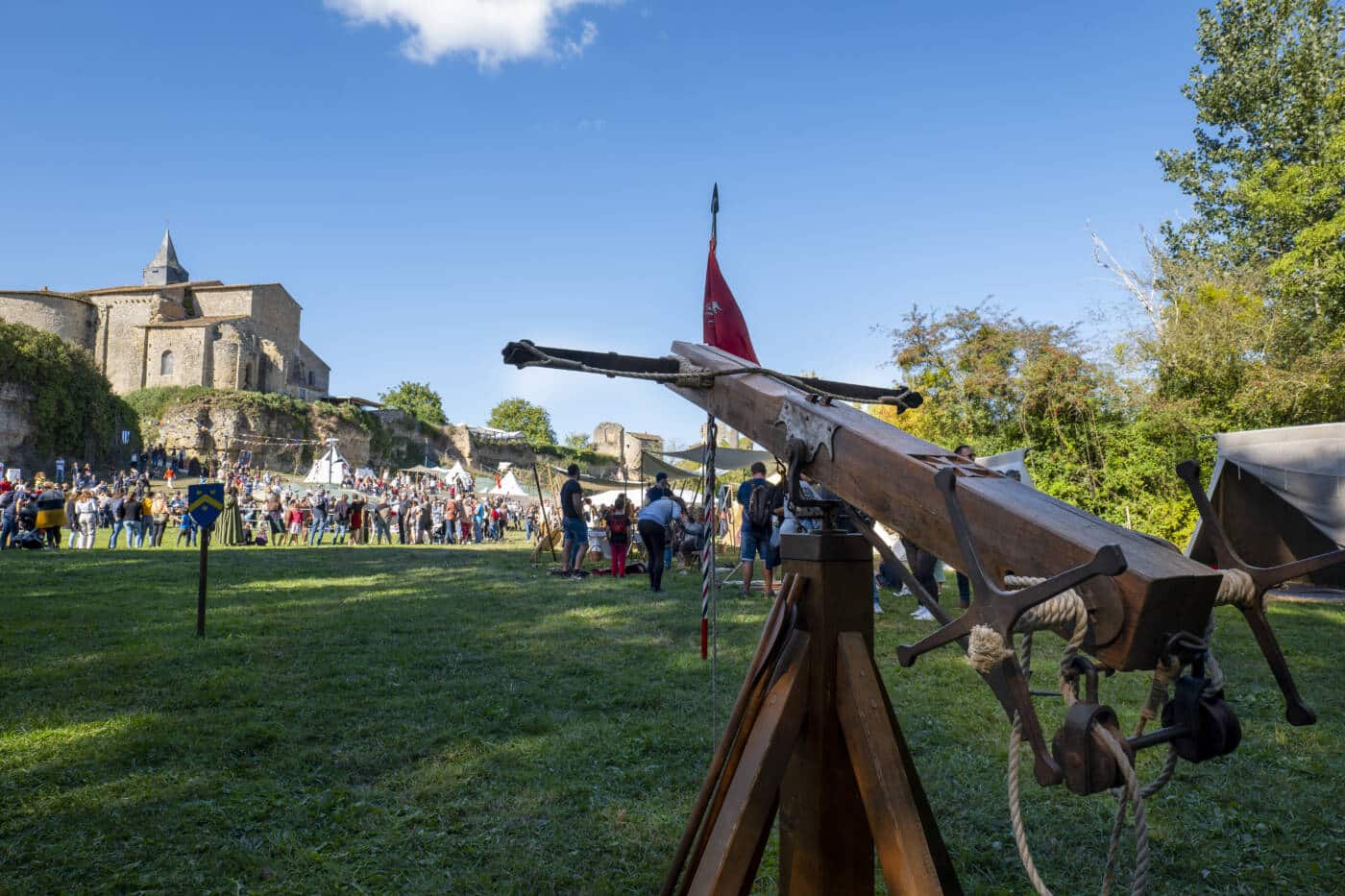 Foire medievale de Chateau Larcher Agence Zebrelle Bastien SAUVE 12783 - Tourisme Vienne