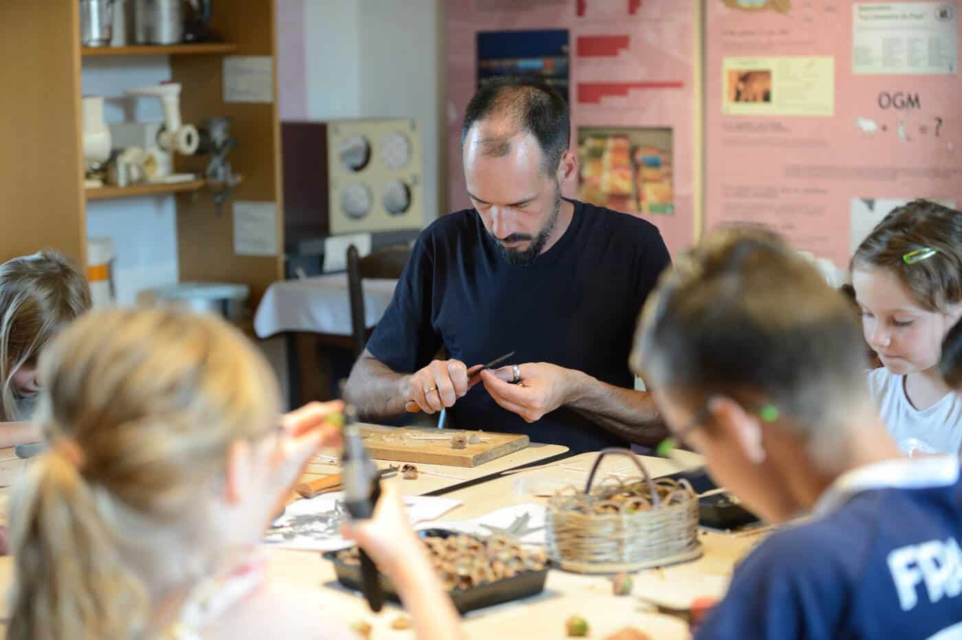 Ateliers à l'Ecomusée du Montmorillonnais