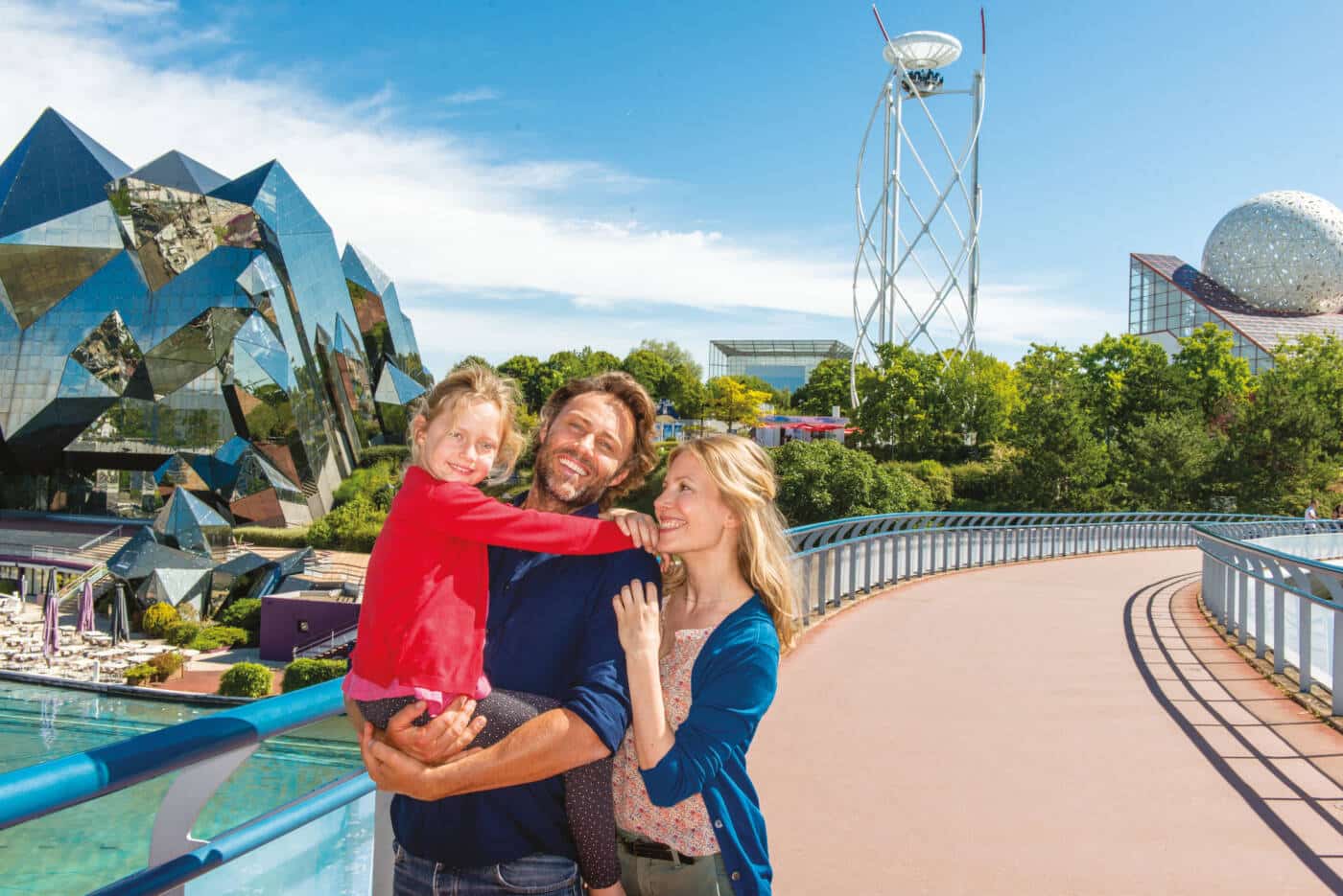 Famille au Futuroscope