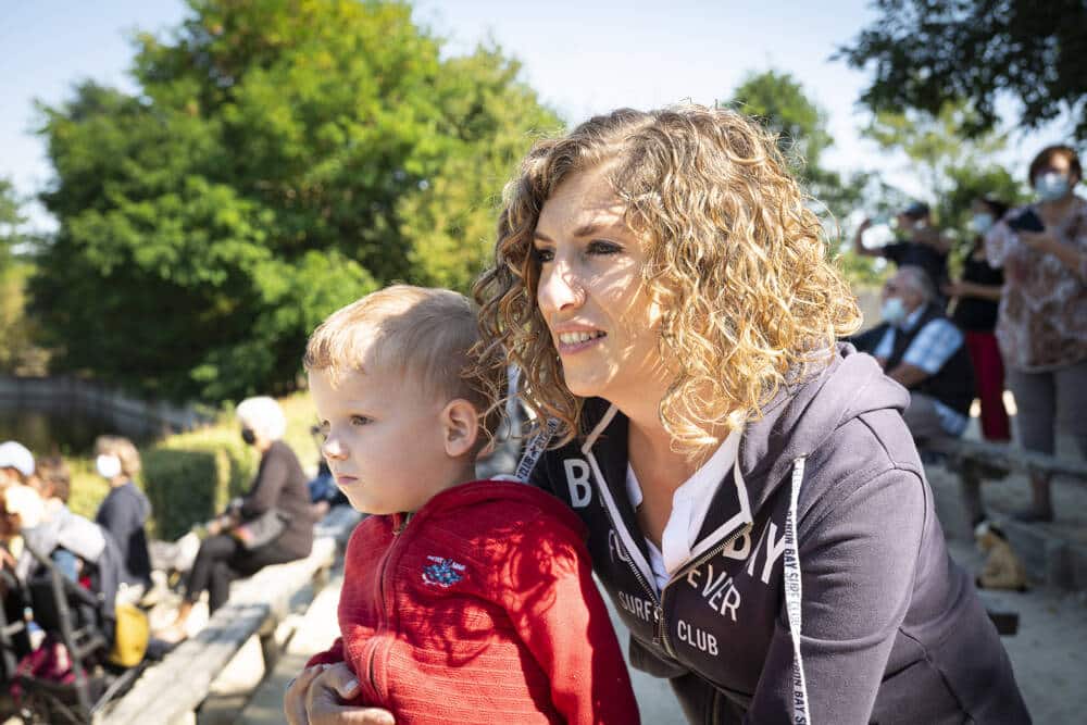 Famille à la Vallée des singes