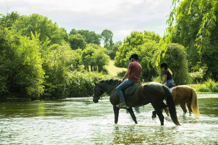 Rando gourmande à cheval au poney club des retrouvailles