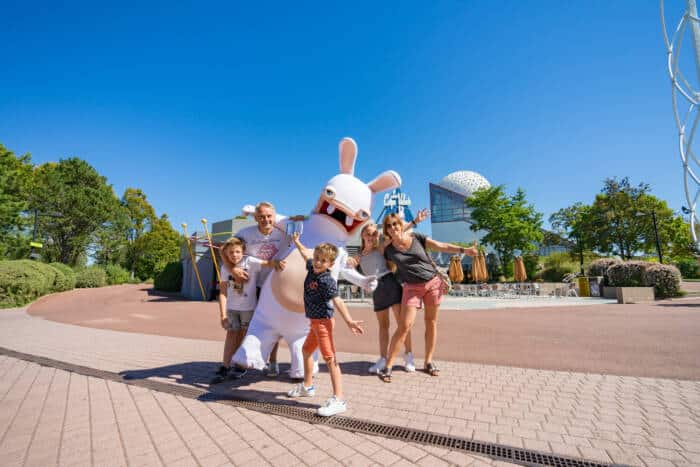 Lapins cretins Parc du Futuroscope Pomme verte LibelLab 2383 - Tourisme Vienne