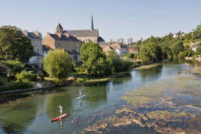 Paddle sur le Clain à Poitiers