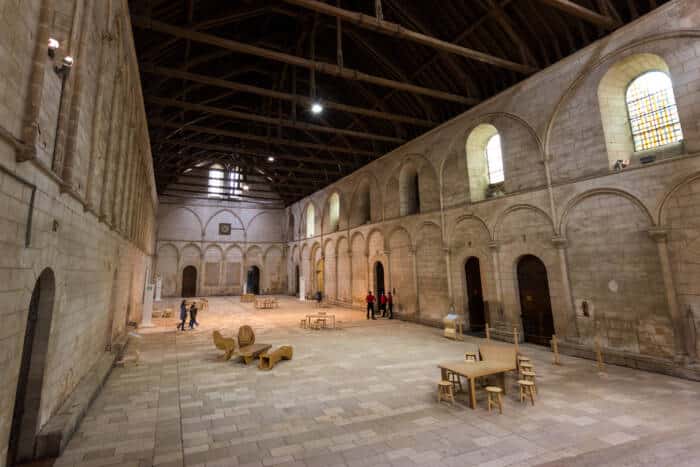 The lost steps room at the Palace of the Counts of Poitou