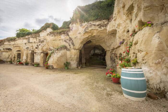 Troglodyte cave in the Loudunais