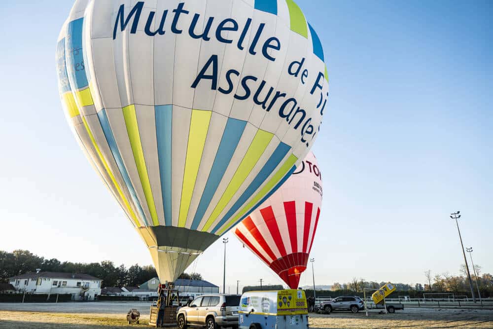 Vol sensation en montgolfière