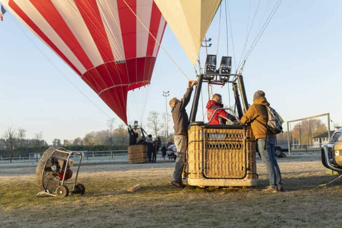 Familiensensationsflug Heißluftballon Centre Atlantique Agence Zebrelle Thomas JELINEK 3545 - Tourismus Vienne