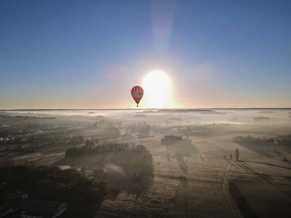 Vol sensation en montgolfière