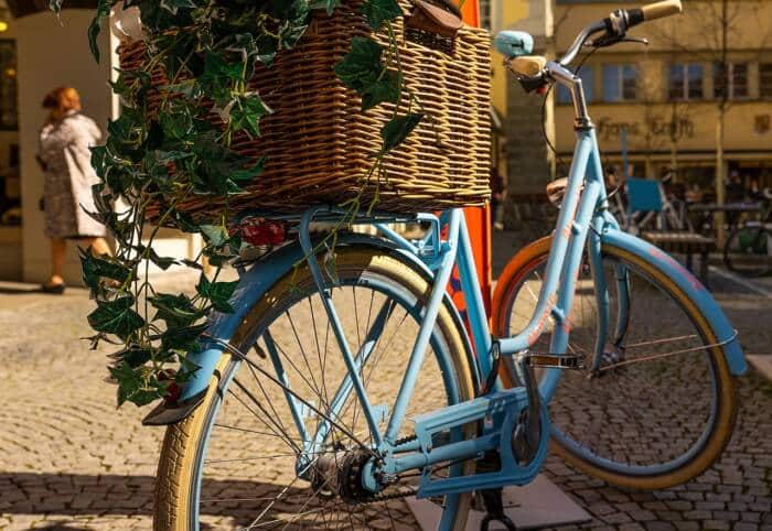 Une bicyclette Bleue