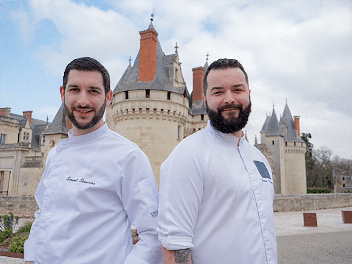 Les Chefs Henri Dupont et Stanislas Simonet du Château de Dissay (86)