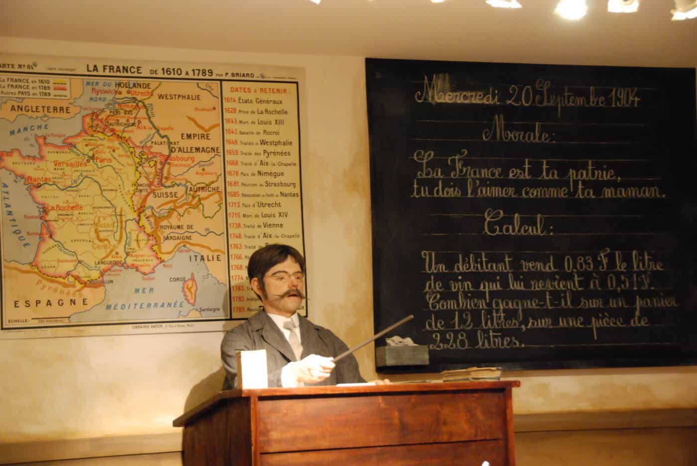 Carte Rossignol bien connue des instituteurs