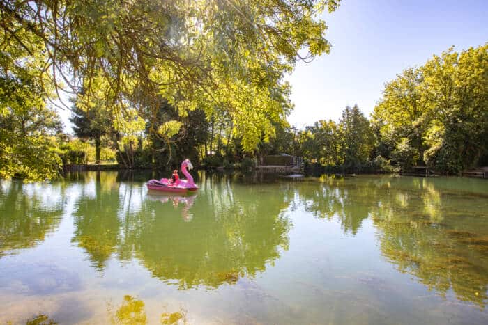 Pédalo sur le Clain à Poitiers