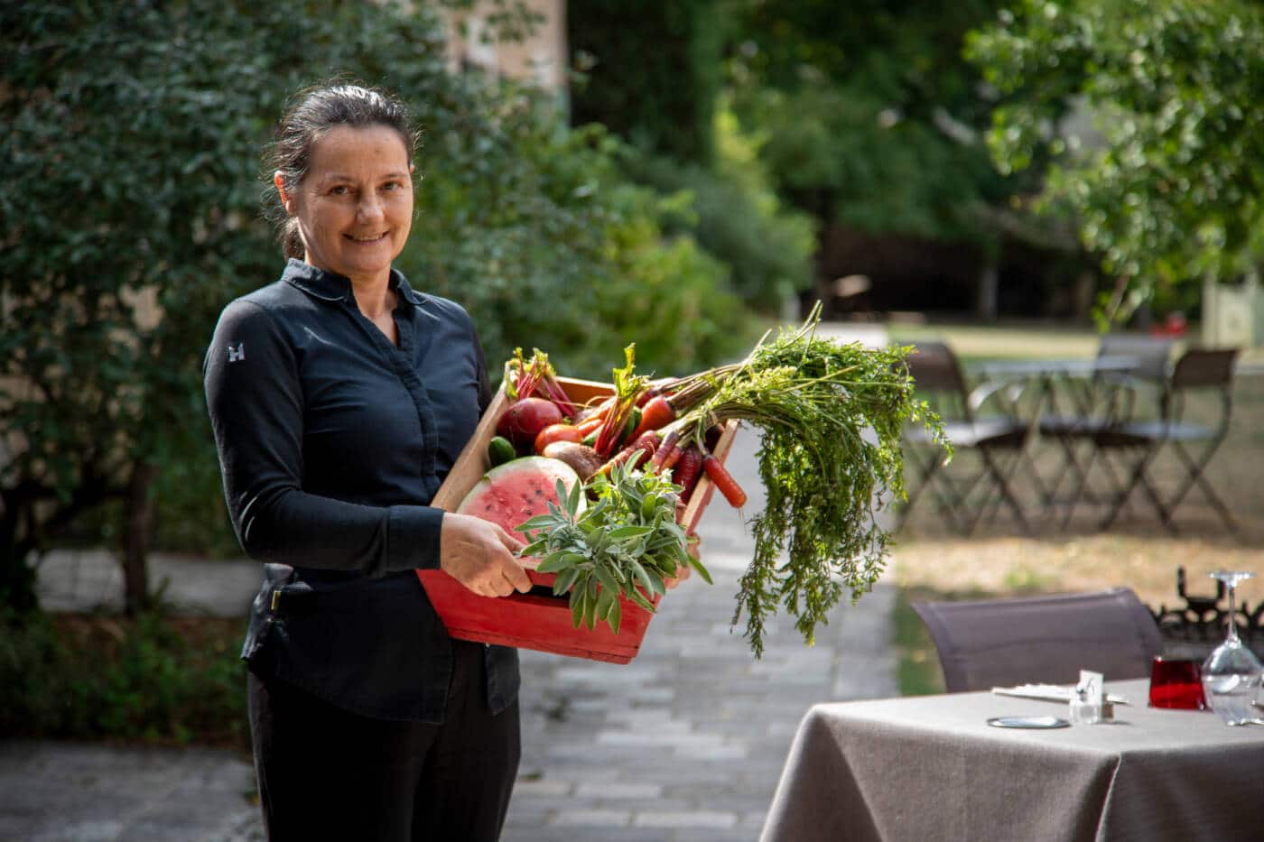 Olivia Gauthier Restaurant Les Orangeries à Lussac-les-Châteaux