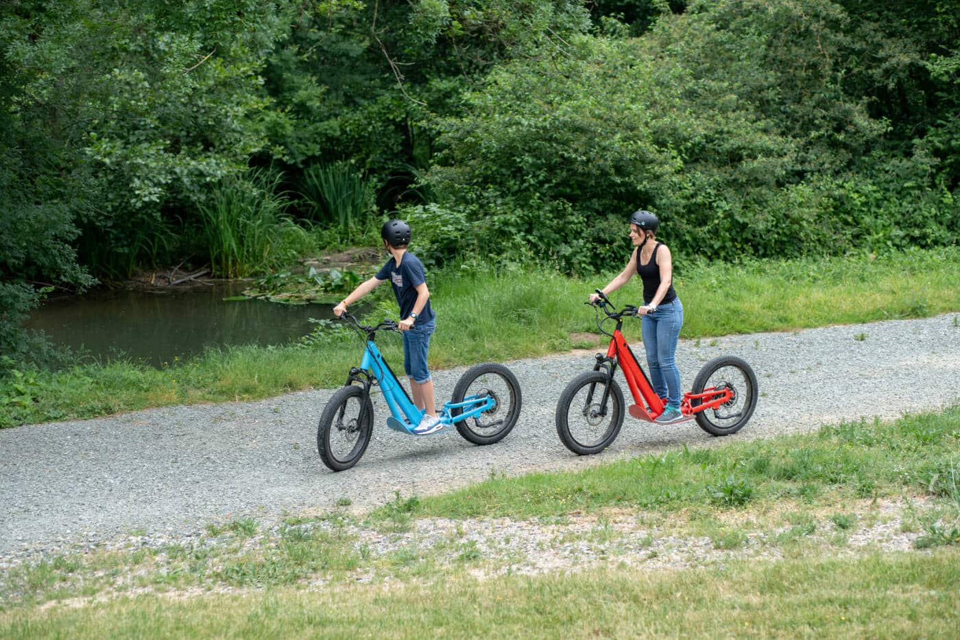 Rando jeu en Trott in Poitou