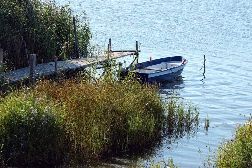 barque pour la pêche