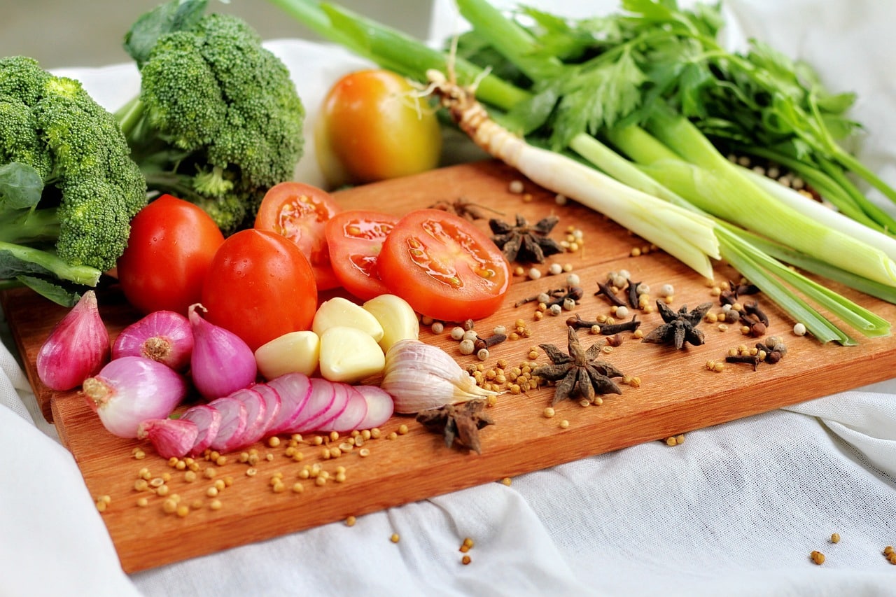 Recette de cuisine avec des produits locaux