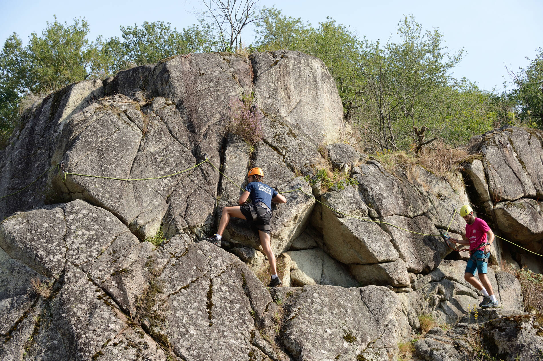 Escalade au CPA Lathus