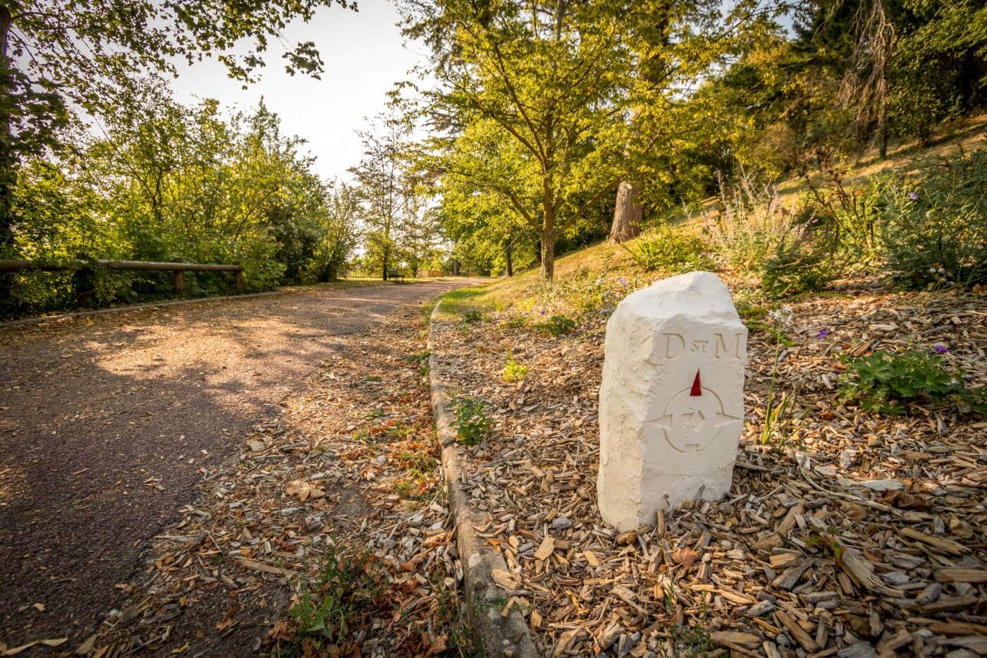 Borne sur le chemin de Saint-Martin