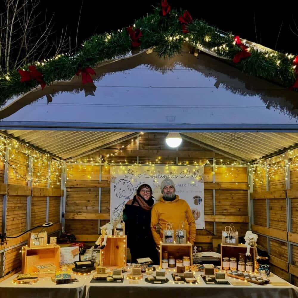 Producteurs au marché de producteurs du Tison 1800m