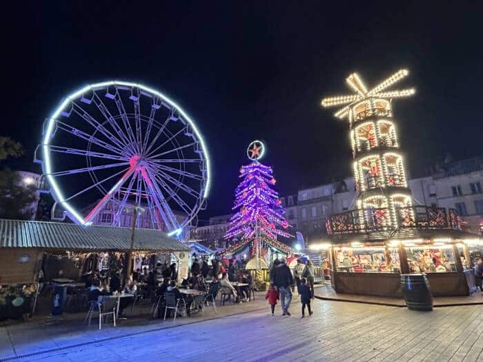 Kerstmarkt in Poitiers in 2023