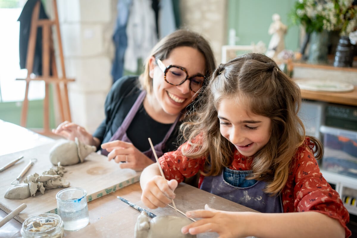 Atelier modelage d'argile