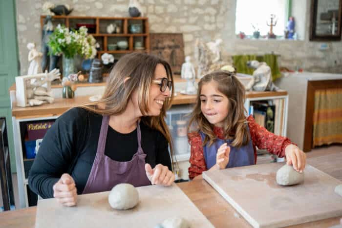 Atelier modelage d'argile