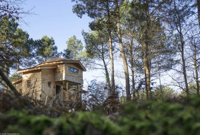 Cabane dans les arbres à Center Parcs