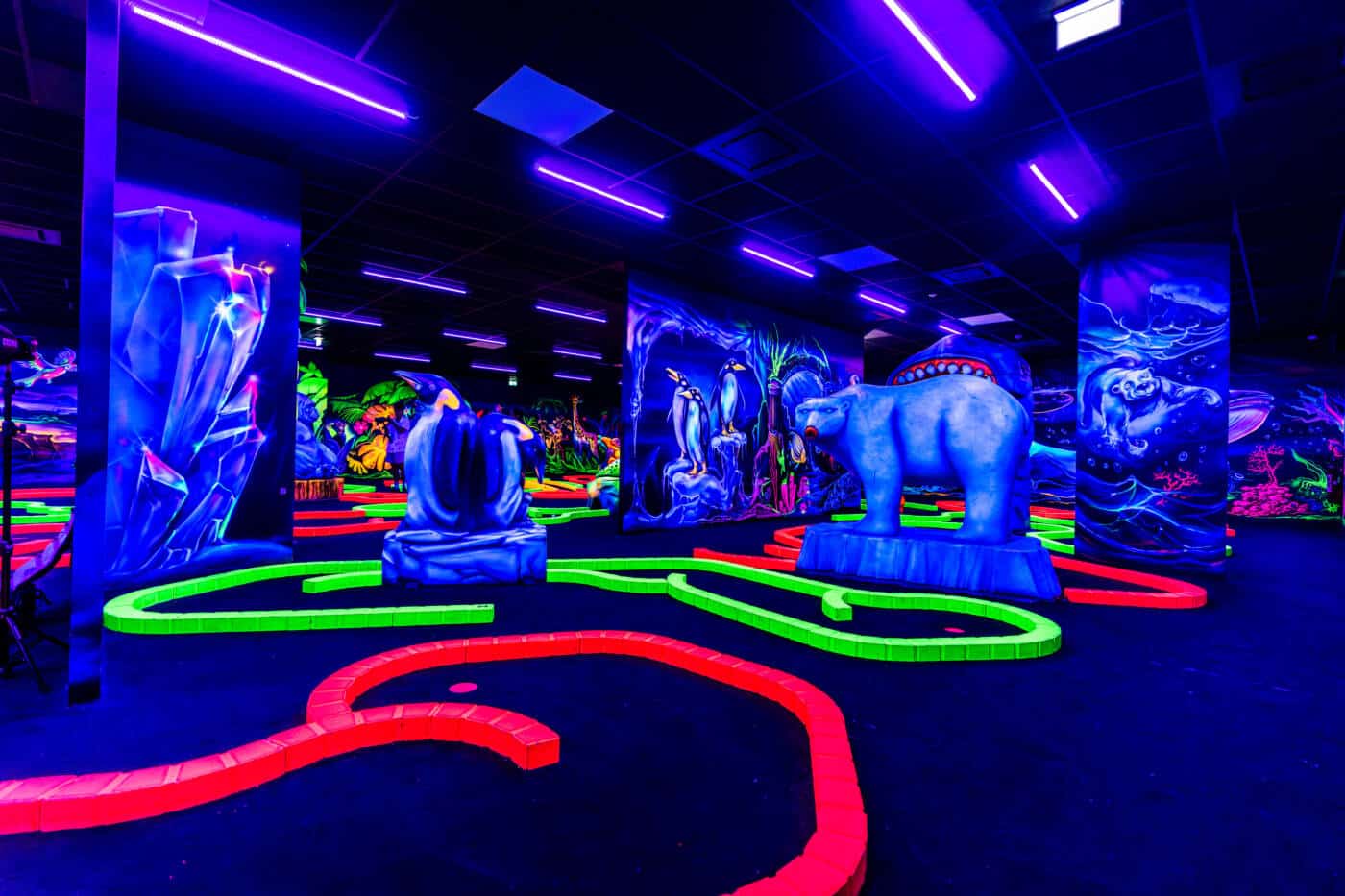 Parcours fluorescent Goolfy