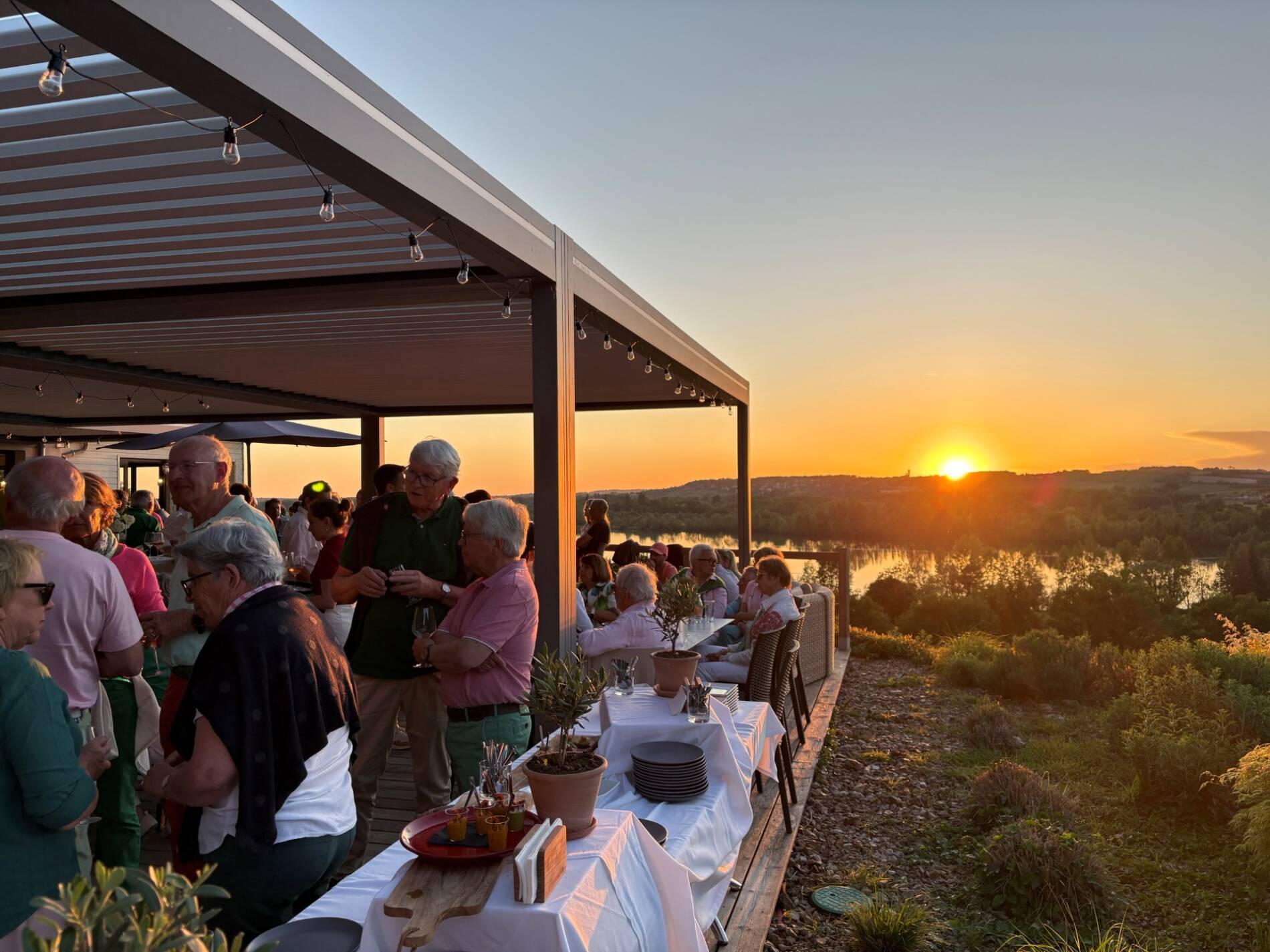 Terrasse du restaurant La Table