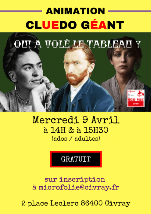 affiche cluedo geant - Tourisme Vienne