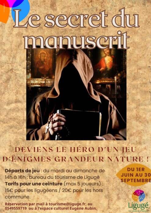 post et affiche le secret du manuscrit 1 - Tourisme Vienne