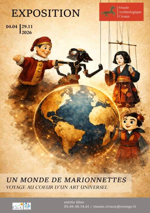 affiche expo marionnettes 2026 - Tourisme Vienne